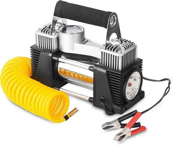 Double Cylinder Air Compressor With Tyre Repair Tools - DMC Wholesale
