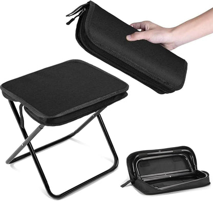 Mini Portable Folding Camping Stool In A Bag - DMC Wholesale