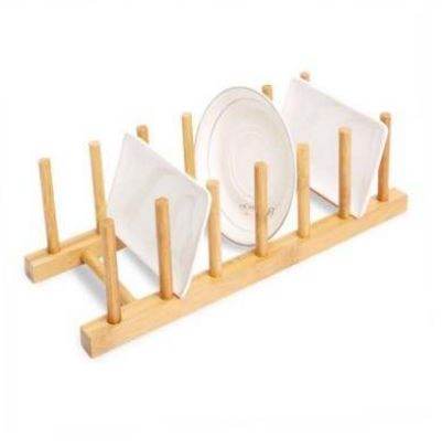 Wooden Dish Rack (6 Slots) - DMC Wholesale