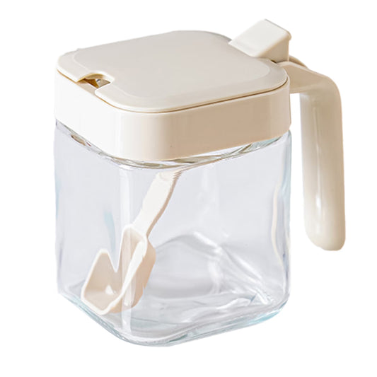 Premium Glass Oil And Spice Dispenser Set (4 pcs)