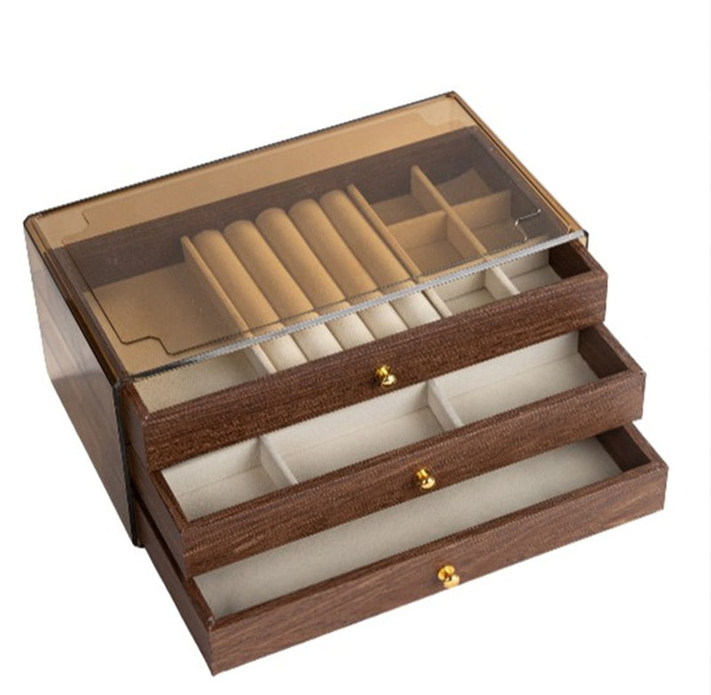 Wooden Jewellery Storage Box (3 Tier)