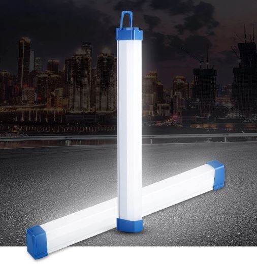 Rechargeable Portable LED Tube Light (18cm) - DMC Wholesale