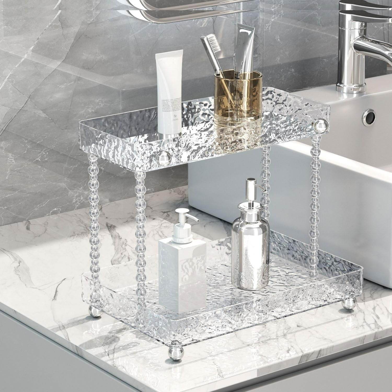 Bathroom Make-Up Organiser (2 Tier) - DMC Wholesale