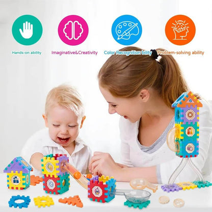 Marble Run Race Track Building Blocks (128pcs) - DMC Wholesale
