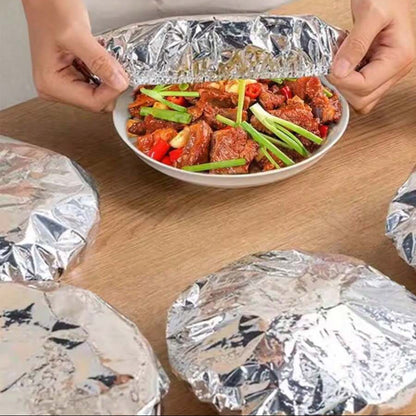Reusable Aluminium Foil Food Covers (38cm)(10 pcs)