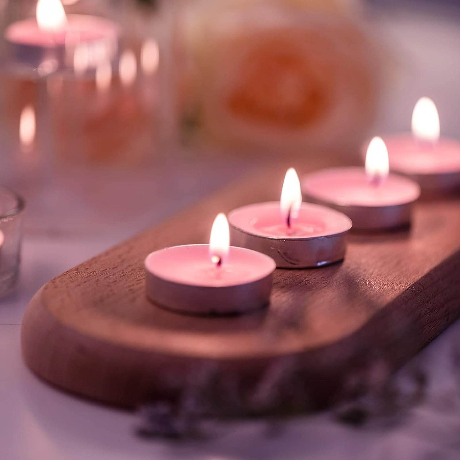 Coloured Tea Light Candles (50 pcs) - DMC Wholesale