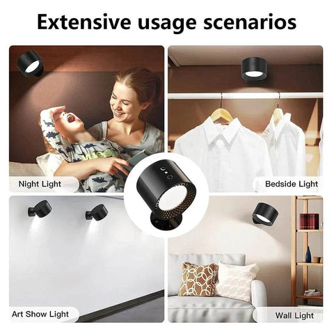 Double Sided Glow Right Wall Light - Alt View