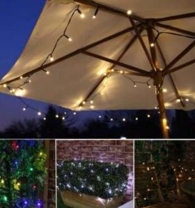 Solar Christmas Fairy Lights (100L)(12M)(Yellow) - Alt View