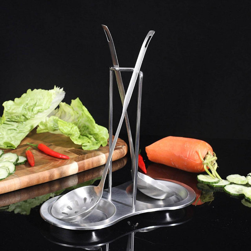 Stainless Steel Spoon Storage Rack (Spoons Excluded)