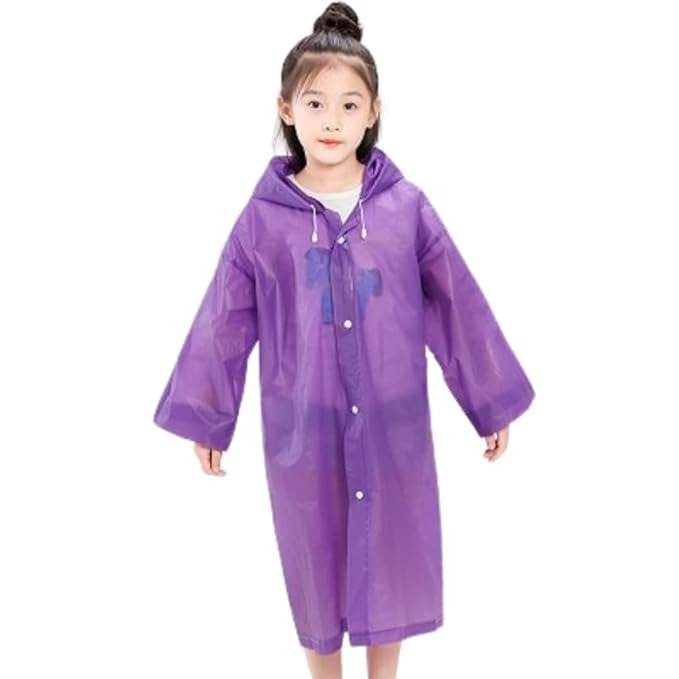 Waterproof Rain Coat For Kids (Khaki)(115x53cm)