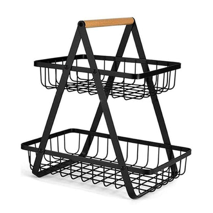 Metal Stack Rack (2 Tier) - DMC Wholesale