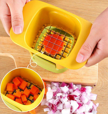 2in1 Quick Vegetable Chopper And Cutter - Alt View