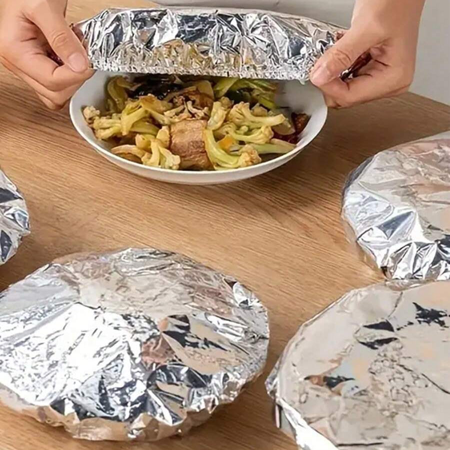 Reusable Aluminium Foil Food Covers (38cm)(10 pcs)