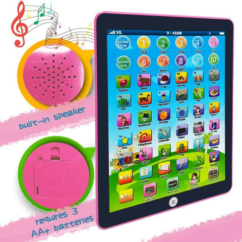 Toddler Learning Tablet - Alt View