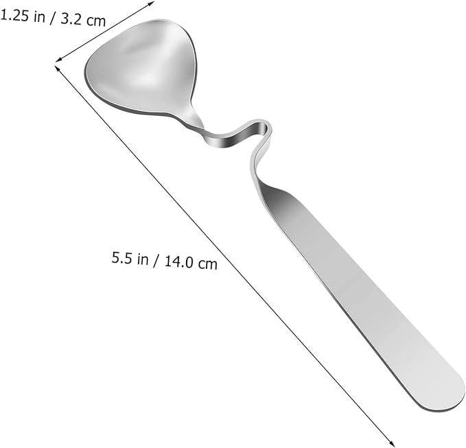 Curved Coffee Spoon Set (6 pcs)(14cm)(Gold) - DMC Wholesale