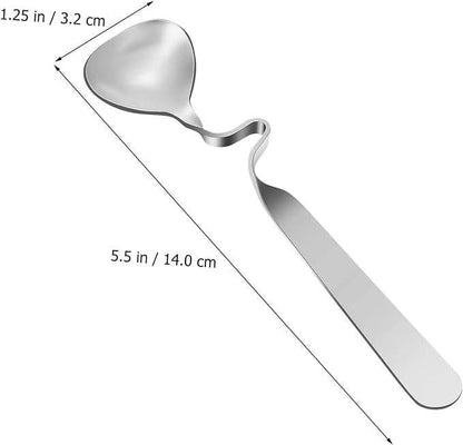 Curved Coffee Spoon Set (6 pcs)(14cm)(Rose Gold) - DMC Wholesale
