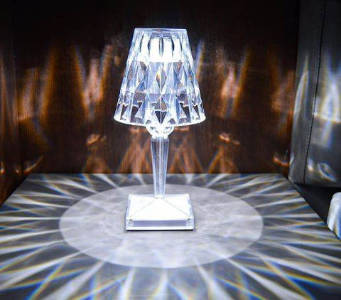 Color Changing Acrylic Table Lamp - Alt View