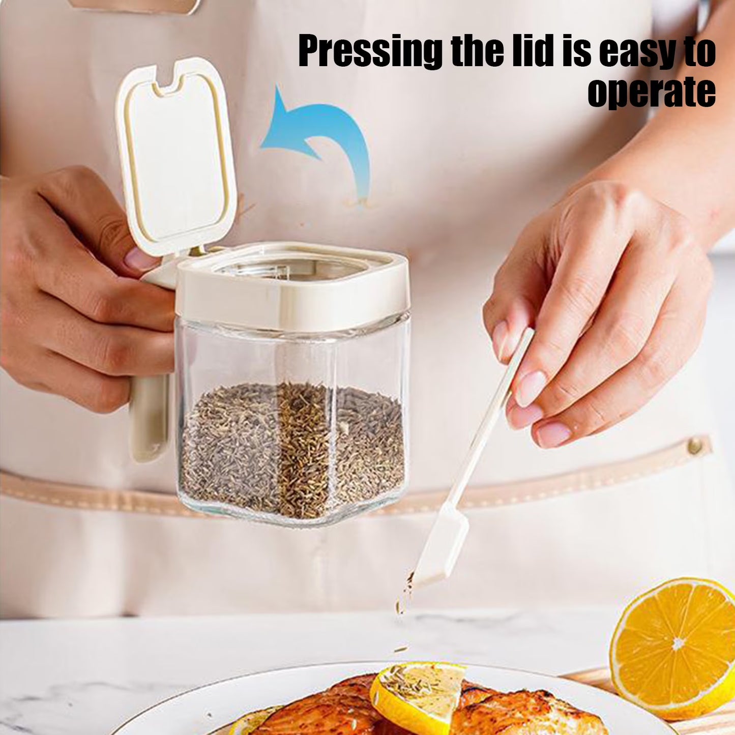 Premium Glass Oil And Spice Dispenser Set (4 pcs)
