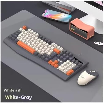 RetroForge Wired Keyboard And Mouse Combo