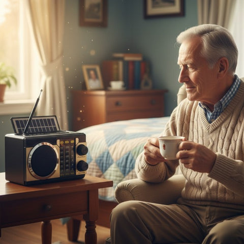 Portable Solar Radio - Alt View