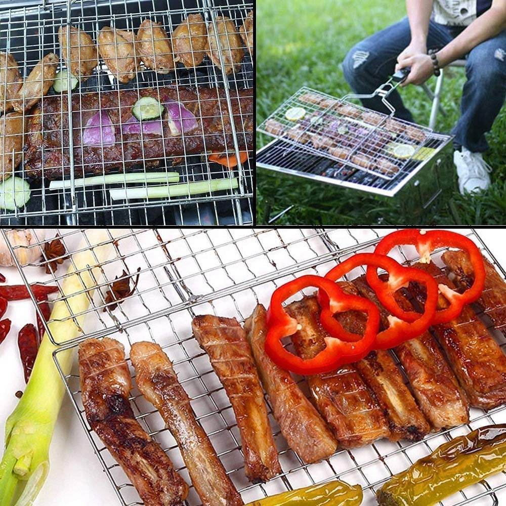 Braai Stainless Steel Hand Grill - DMC Wholesale
