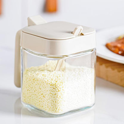 Premium Glass Oil And Spice Dispenser Set (4 pcs)