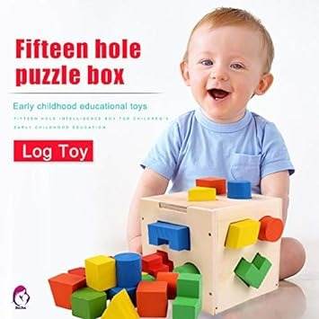 Wooden Shape Box (15 Hole) - Alt View