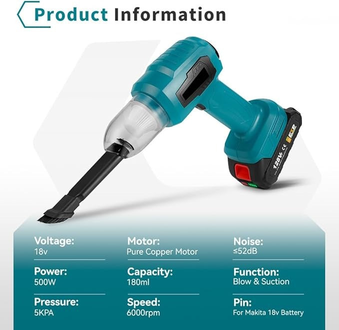 Multifunctional Handheld Vacuum Cleaner