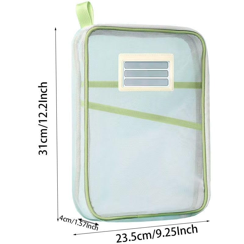 Transparent Mesh Zipper Document Bag (Each)