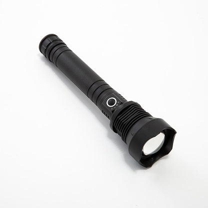 Chargeable Tactical Zoom Waterproof Aluminium Torch - 3X Light Modes