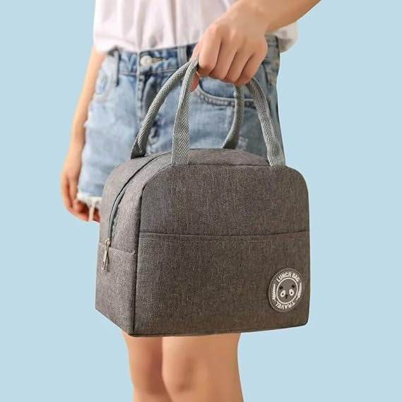 Thermal Insulated Lunch Bag with Front Pocket - DMC Wholesale