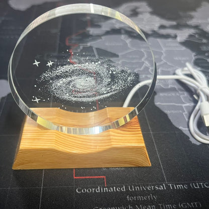 3D Creative Space-Inspired Elegance Visualisation Lamp