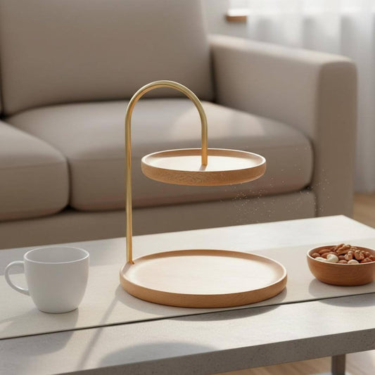 Wooden Serving Stand (2 Tier)