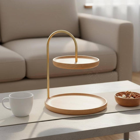 Wooden Serving Stand (2 Tier)