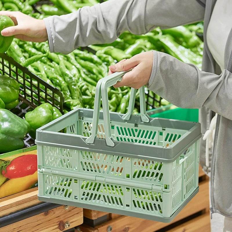 Collapsible Foldable Storage Shopping Basket - DMC Wholesale