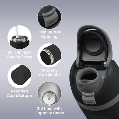 Dual Mode Flip Lid Bottle (1000ml)