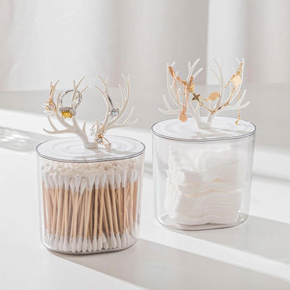 Antlers Cotton Swab Storage Box