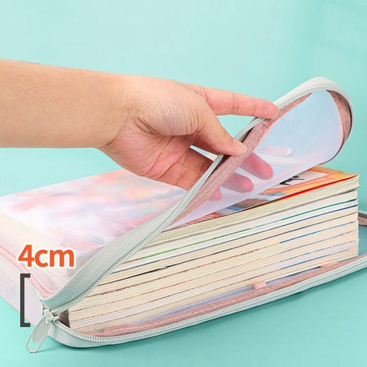 Transparent Mesh Zipper Document Bag (Each)
