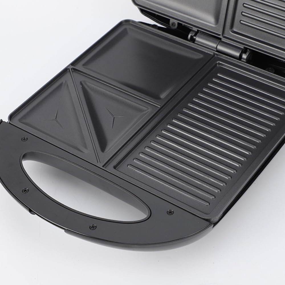 3In1 Shaped Electric Griddle, Sandwich, and Egg Maker (1400W) - DMC Wholesale