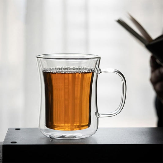 Premium Double Wall Glass Mug (200ml)(Each)
