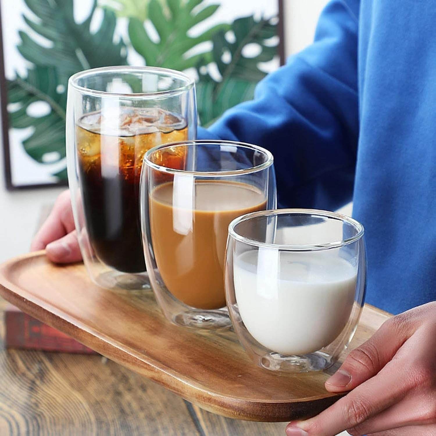 Double Walled Glass Cup (450ml) - DMC Wholesale
