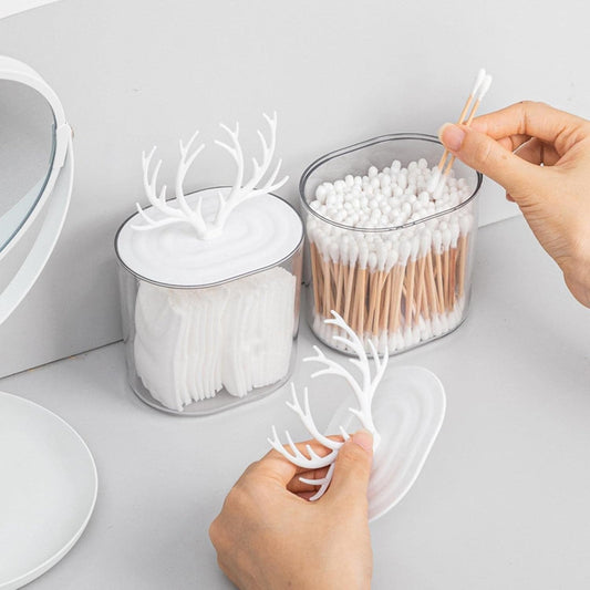 Antlers Cotton Swab Storage Box