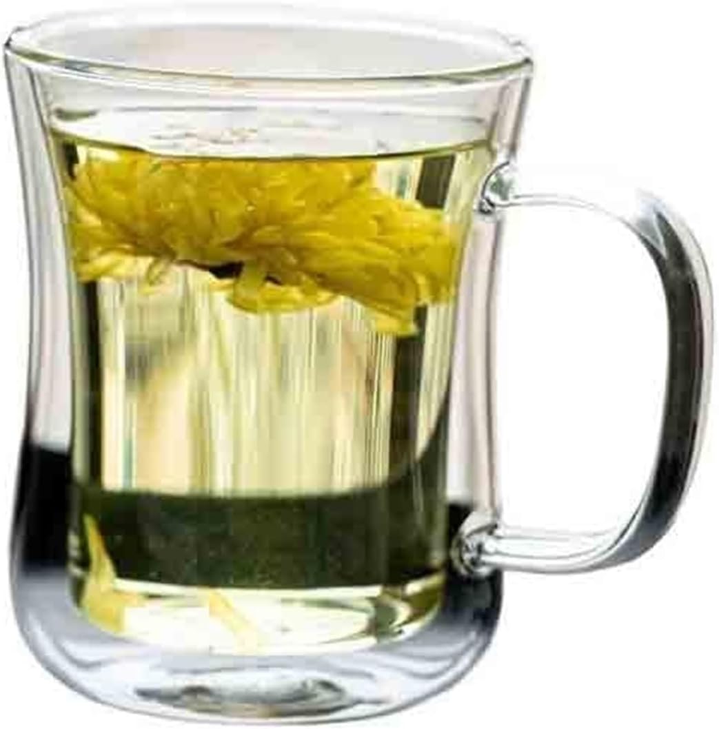 Premium Double Wall Glass Mug (200ml)(Each)