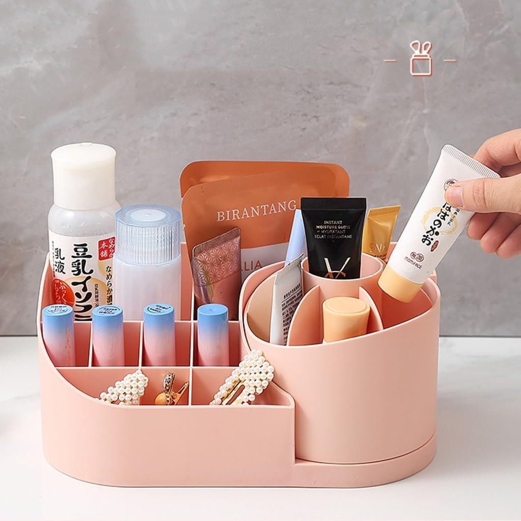 Multi Compartment Plastic Desk Organiser