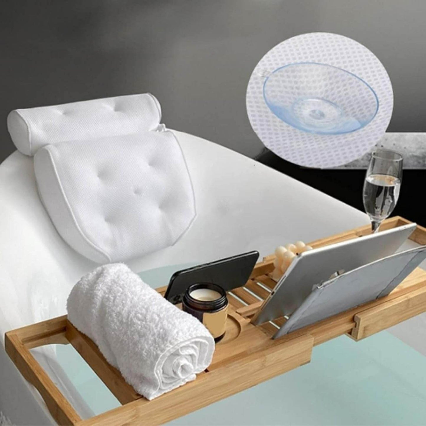 3D Mesh Soft Bathtub Pillow - DMC Wholesale