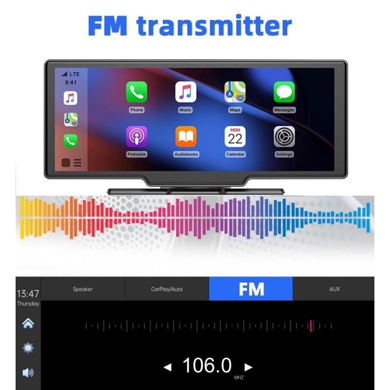 Portable HD Touch Screen Car Multimedia Player