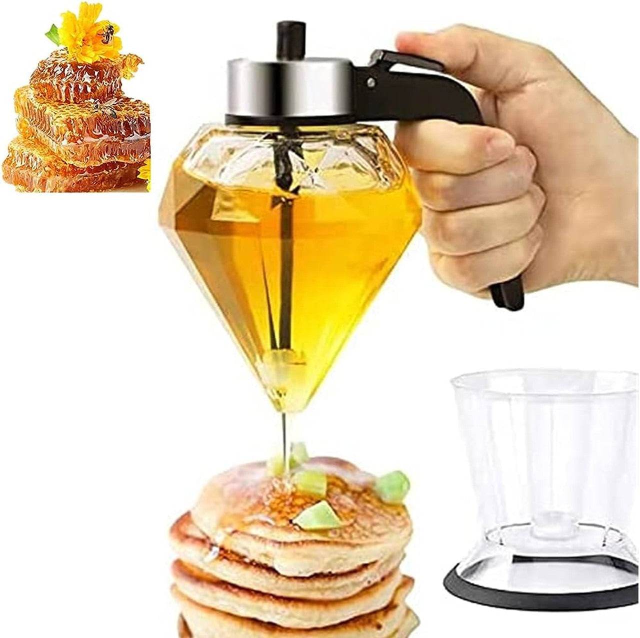 Diamond Oil Dispenser With Pink Handle - DMC Wholesale