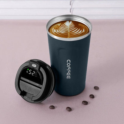 Smart Vacuum Travel Flask With Digital Display (500ml)