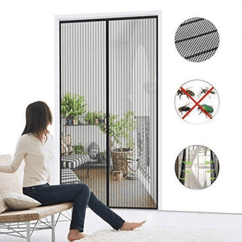 Magic Mesh Screen Door Combo