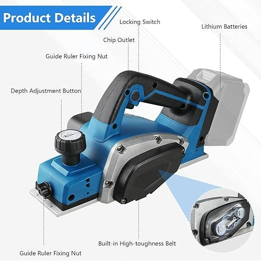 Cordless Planer Compatible (15000RPM)
